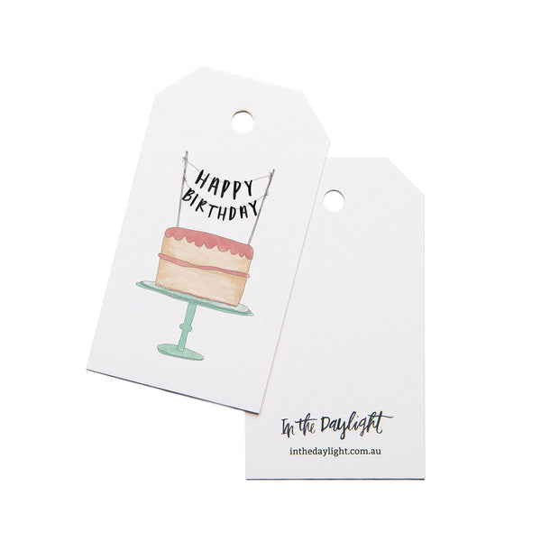 In The Daylight - Gift Tag - Birthday Cake