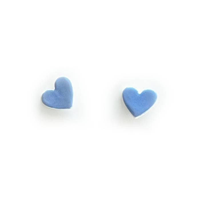 Paper Boat Press - Ceramic Heart Studs