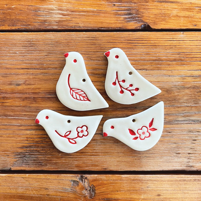 Paper Boat Press - Ceramic Mini Bird Ornament