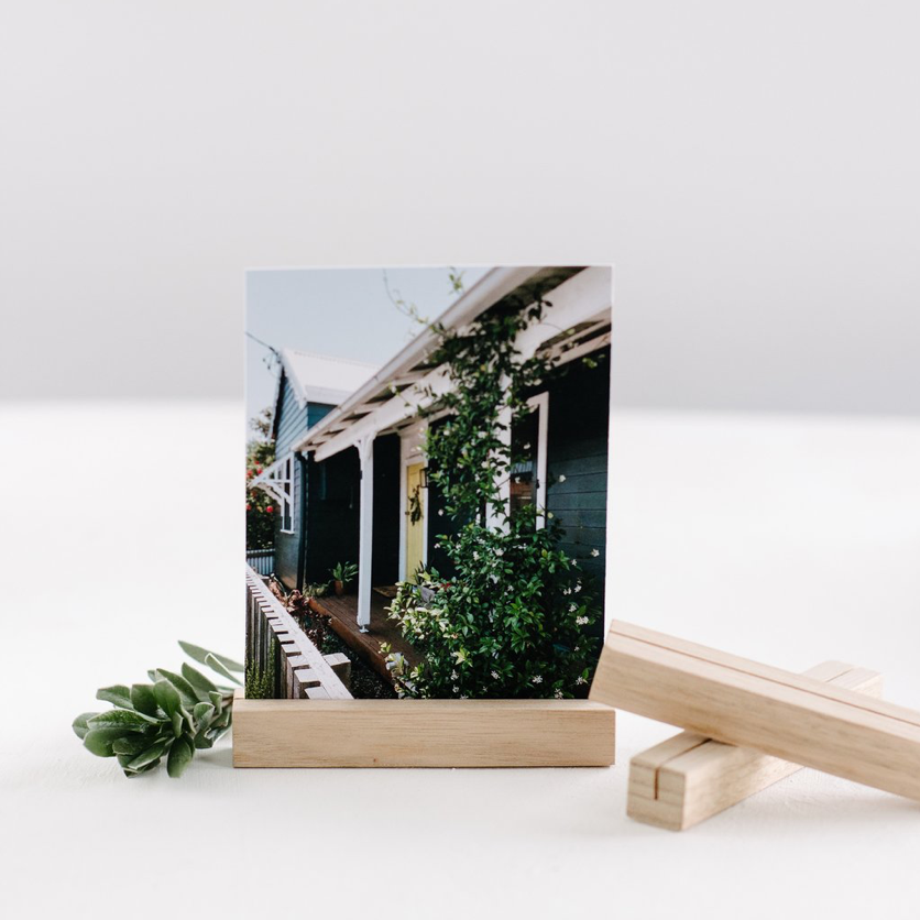 In The Daylight - Timber Photo Stand - Rectangular