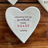 Paper Boat Press - Ceramic Heart Magnet