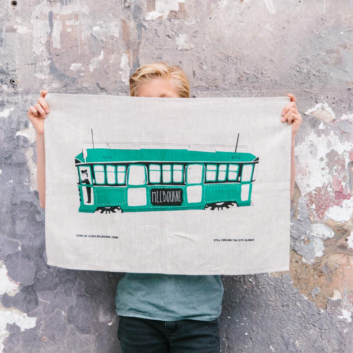 Make Me Iconic - Tea Towel - Iconic Rumble (Tram)