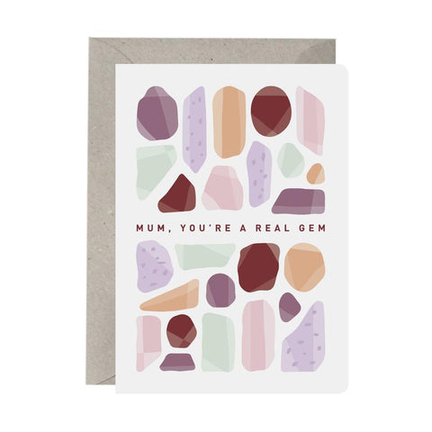 The Thinktree - Greeting Card - Mum, You're a Real Gem