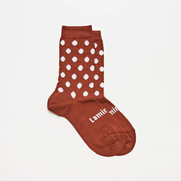 Lamington NZ - Merino Wool Kids Crew Socks - Toffee