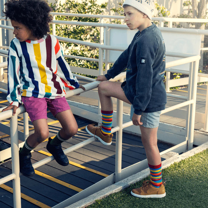 Lamington NZ - Merino Wool Kids Knee High Socks - Scooter