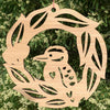 Earth Greetings - Bamboo Wreath - Kookaburra
