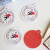 Bespoke Letterpress - Christmas Gift Tags - Pack of 12 - 12 days of Christmas