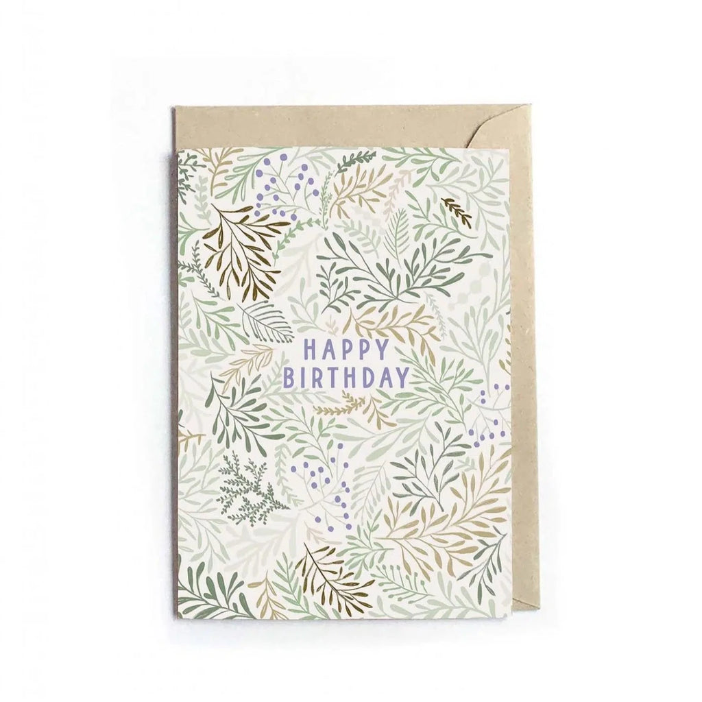 To The Trees - Birthday Card - Happy Birthday Leaves