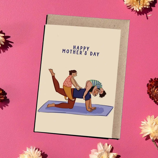 To The Trees - Mothers Day Card - Yoga Mum
