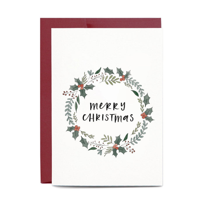 In The Daylight - Christmas Card - Christmas Wreath